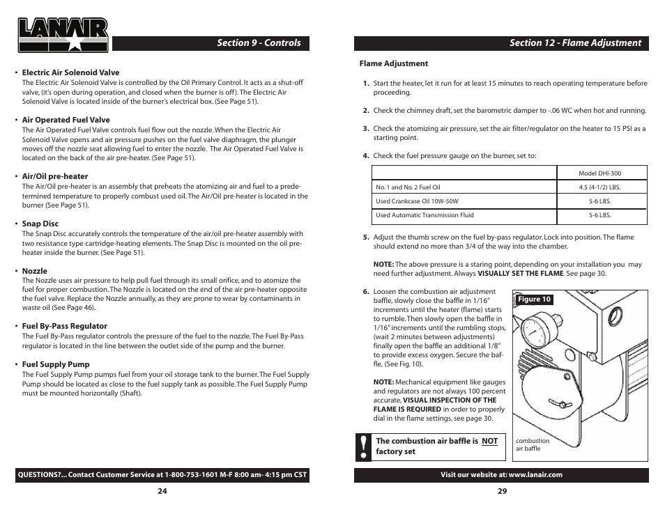 Lanair DHI 300 User Manual | Page 29 / 52