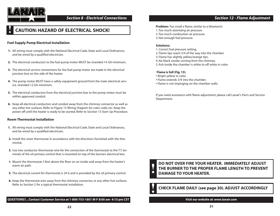 Lanair DHI 300 User Manual | Page 31 / 52