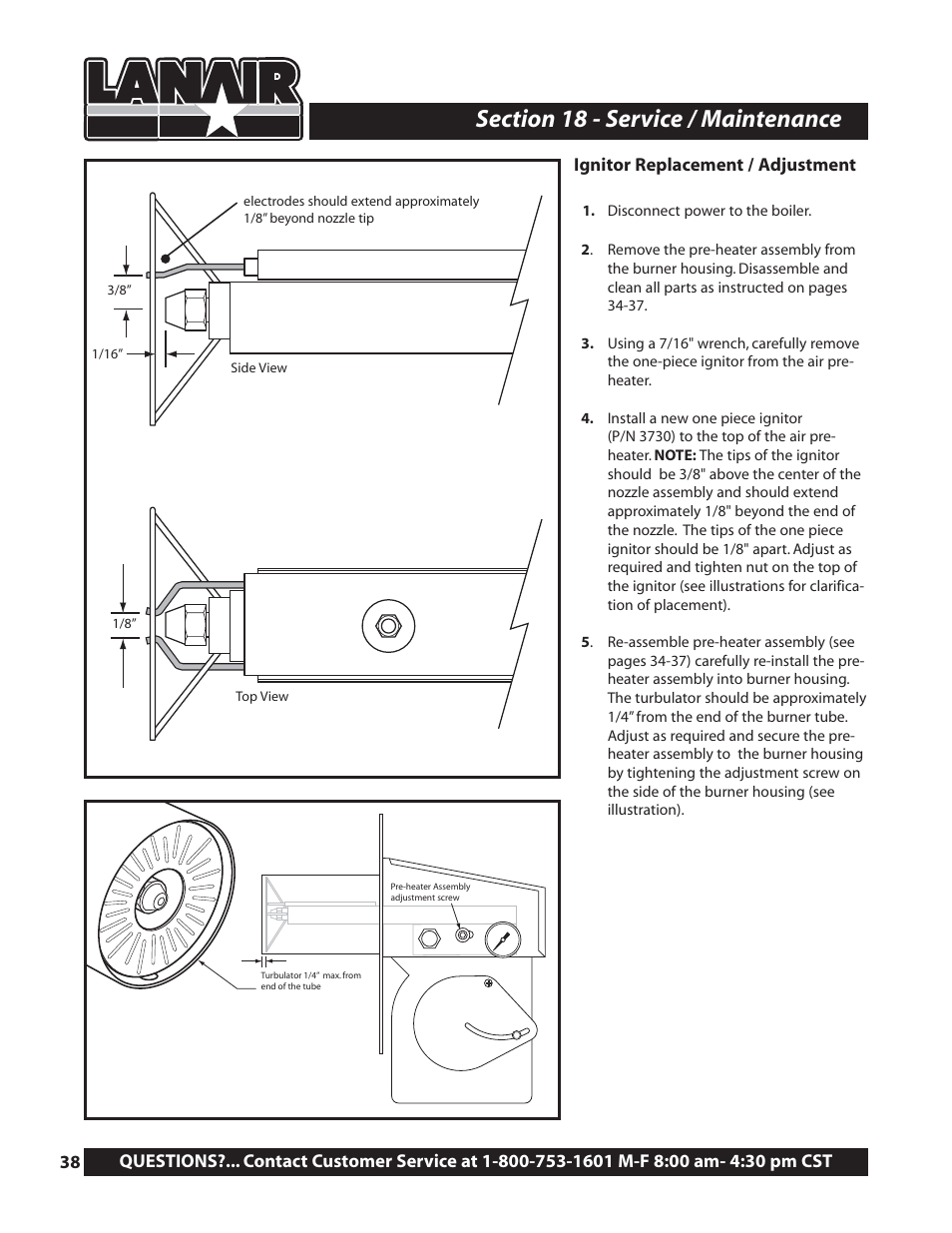 Lanair MXB360 User Manual | Page 38 / 44