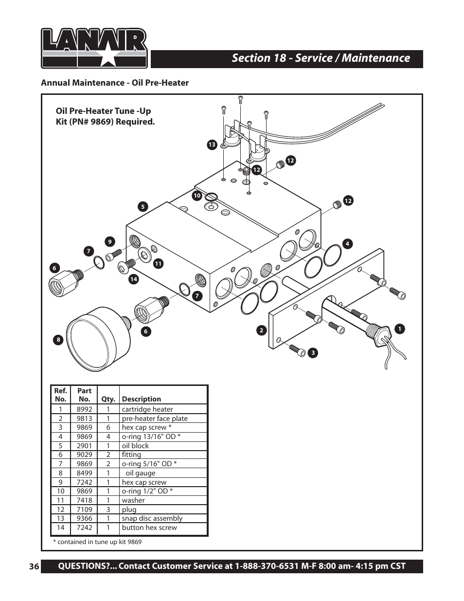 Lanair MXB400 User Manual | Page 36 / 44