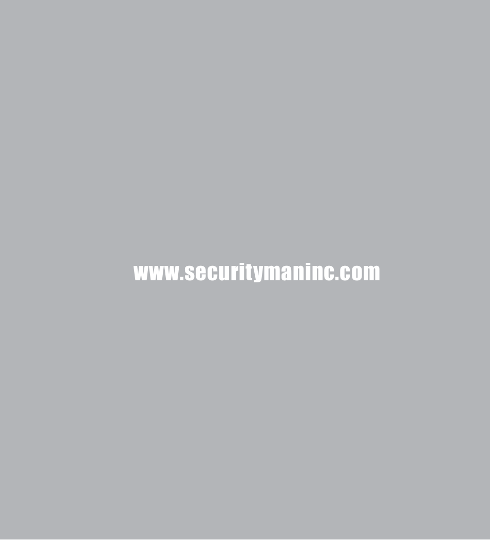 SecurityMan OutdoorWatch User Manual | Page 24 / 24