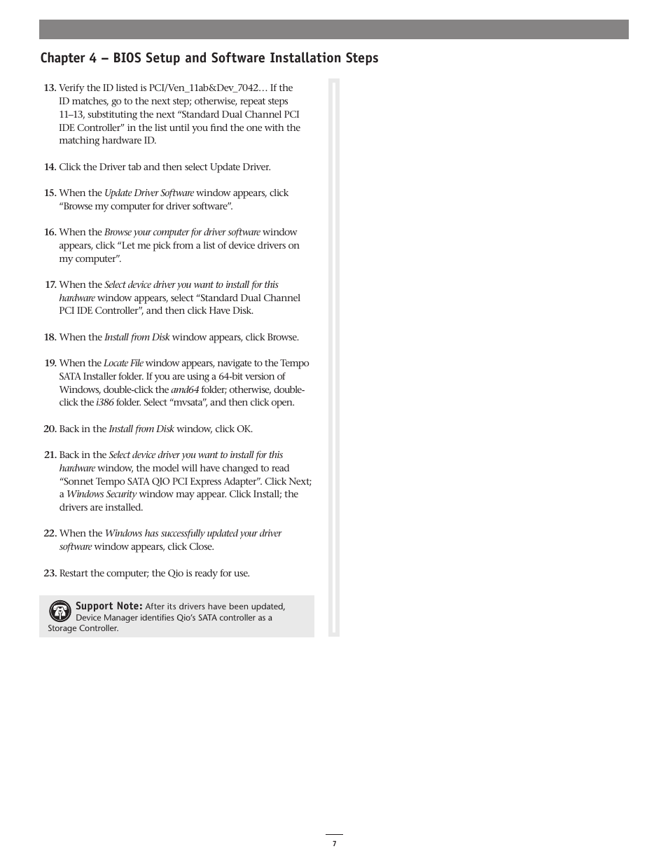 Sonnet Technologies Qio Windows User Manual | Page 11 / 16