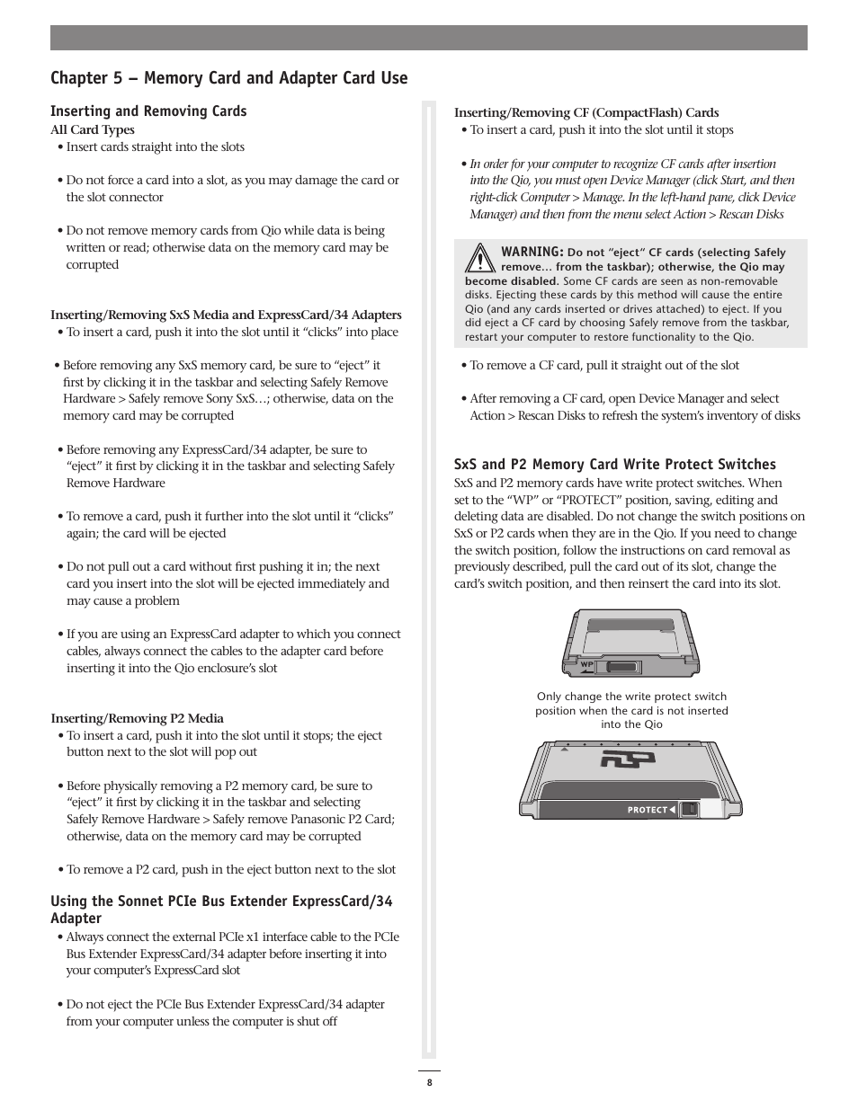 Sonnet Technologies Qio Windows User Manual | Page 12 / 16