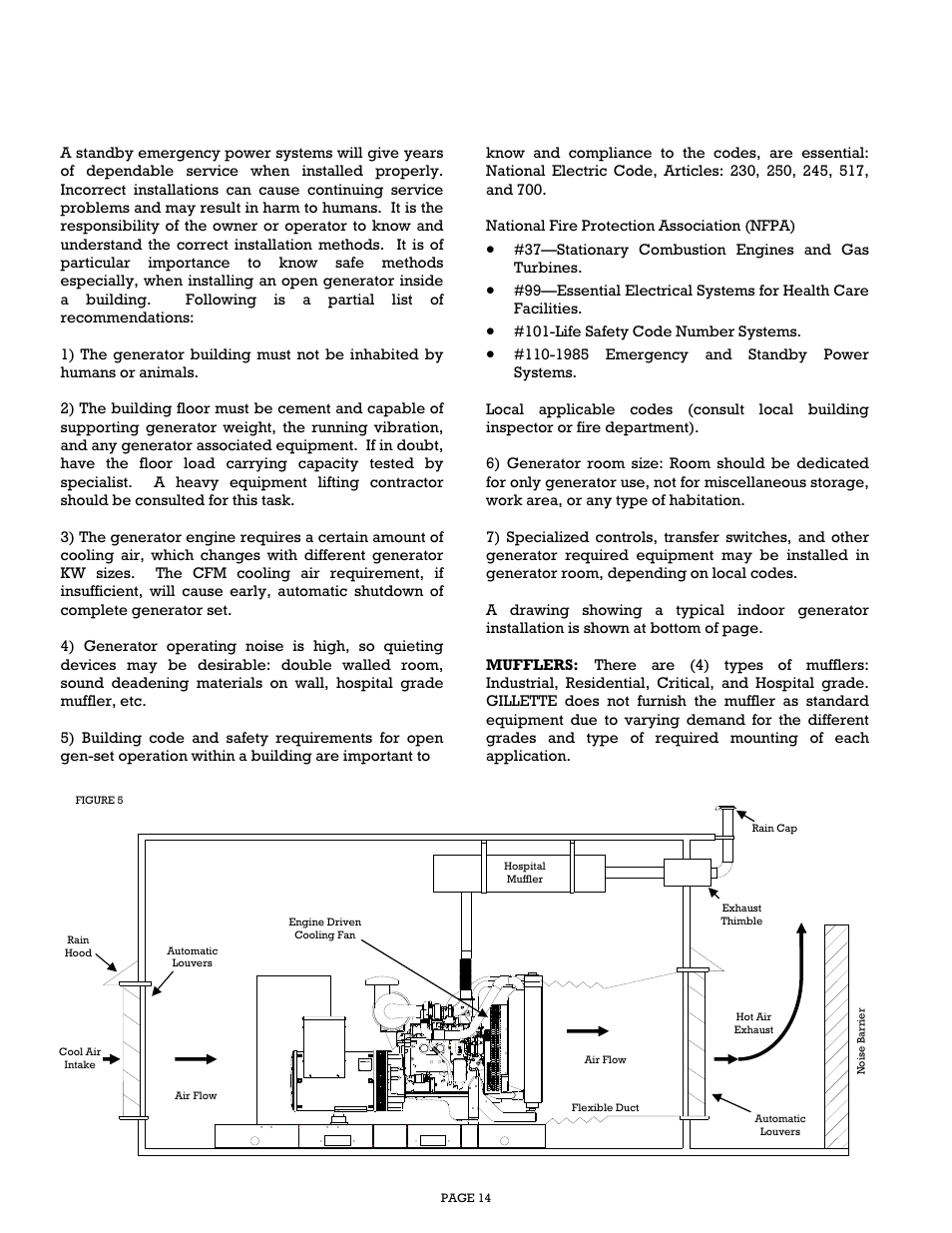 Gillette Generators SP-1500 User Manual | Page 14 / 30