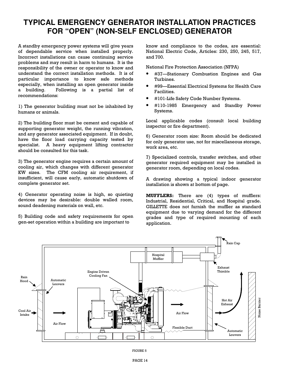 Gillette Generators SPMD-2500 THRU SPMD-4000 User Manual | Page 14 / 27