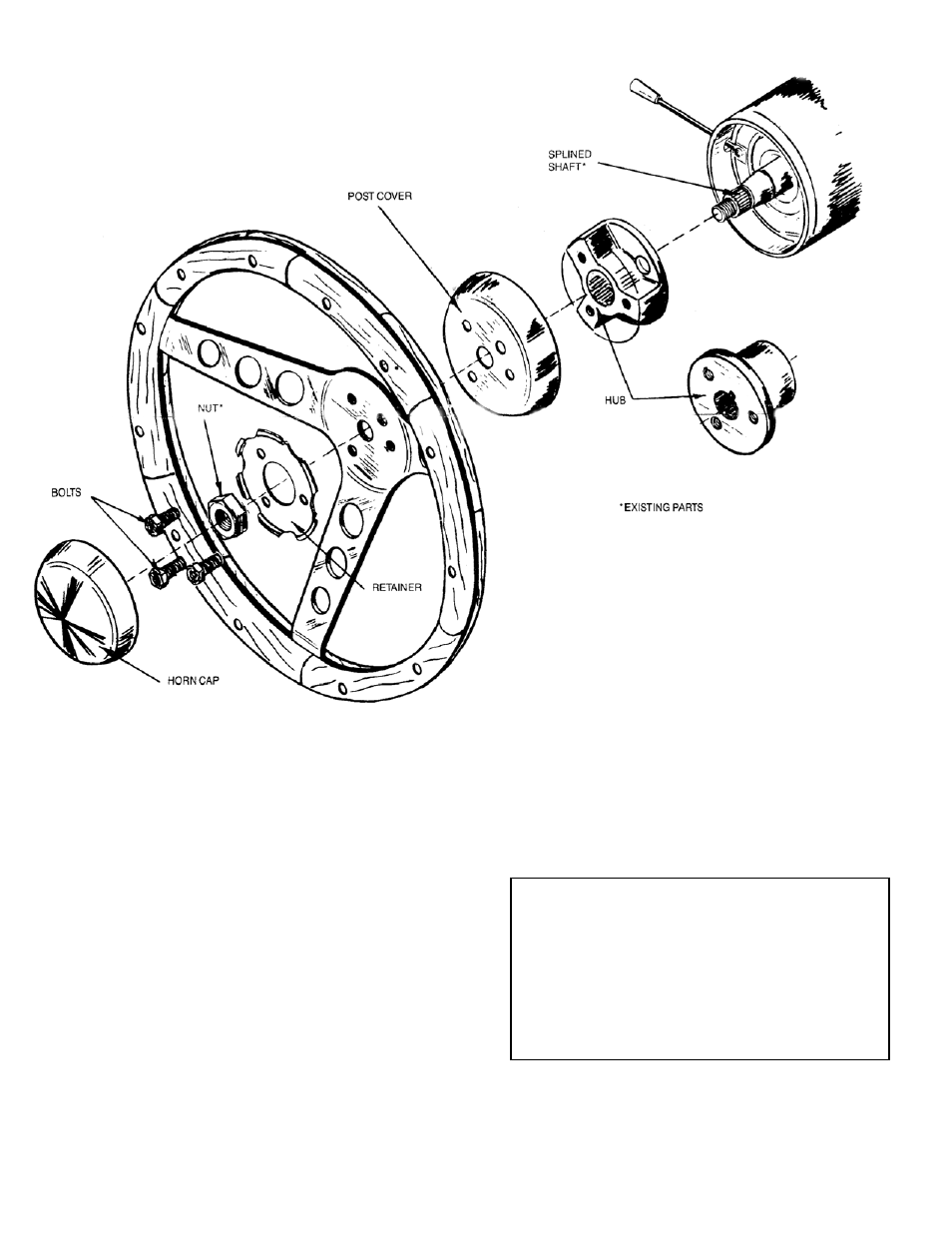 Grant Part #3627-1 - Installation Kit User Manual | 1 page