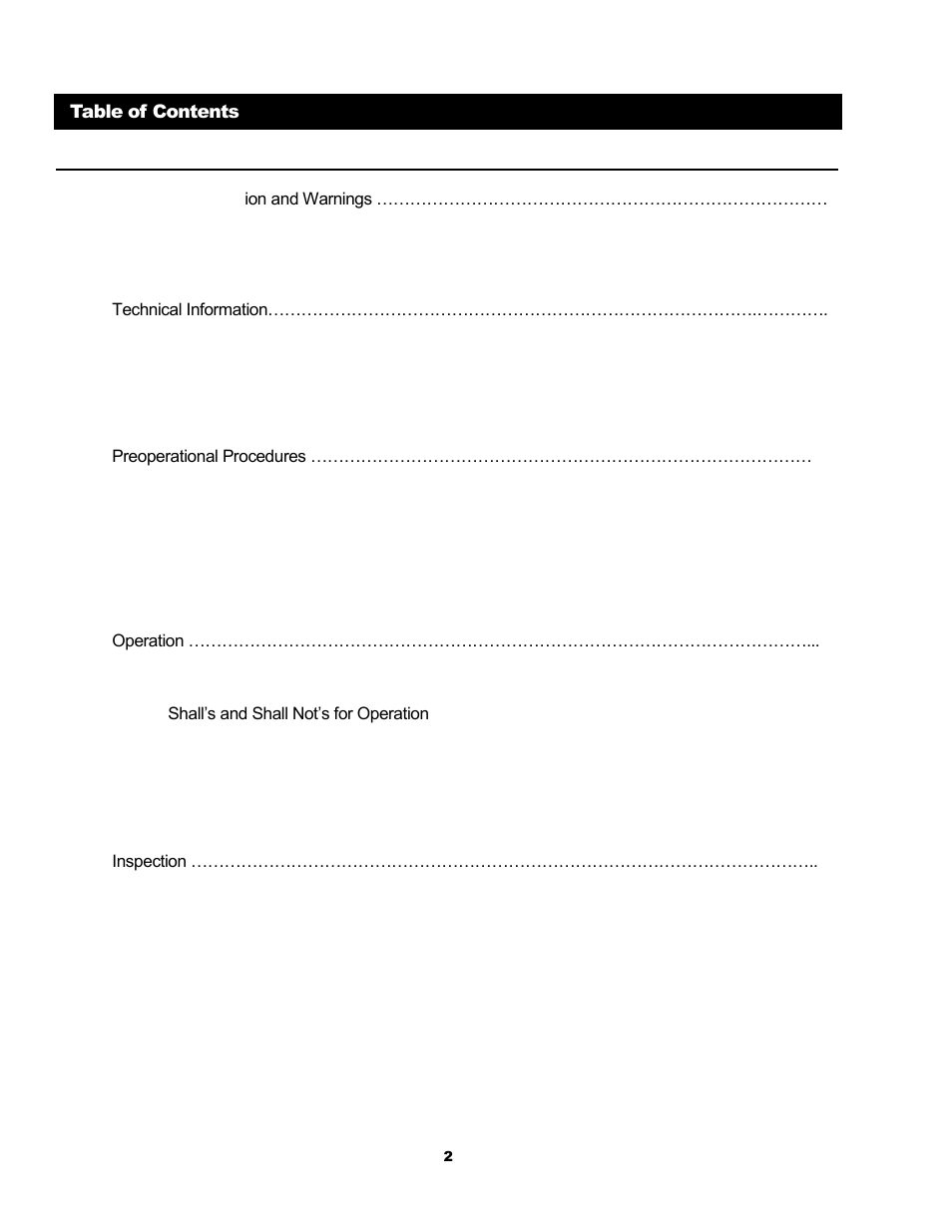 Harrington Hoists and Cranes LB Lever Hoist - (L5) User Manual | Page 2 / 64