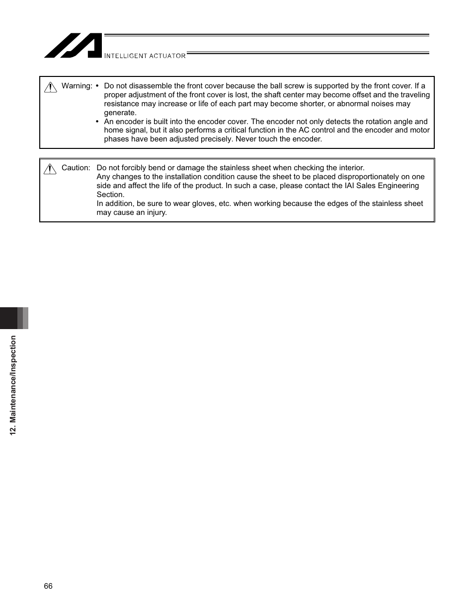 IAI America SSPA User Manual | Page 74 / 114