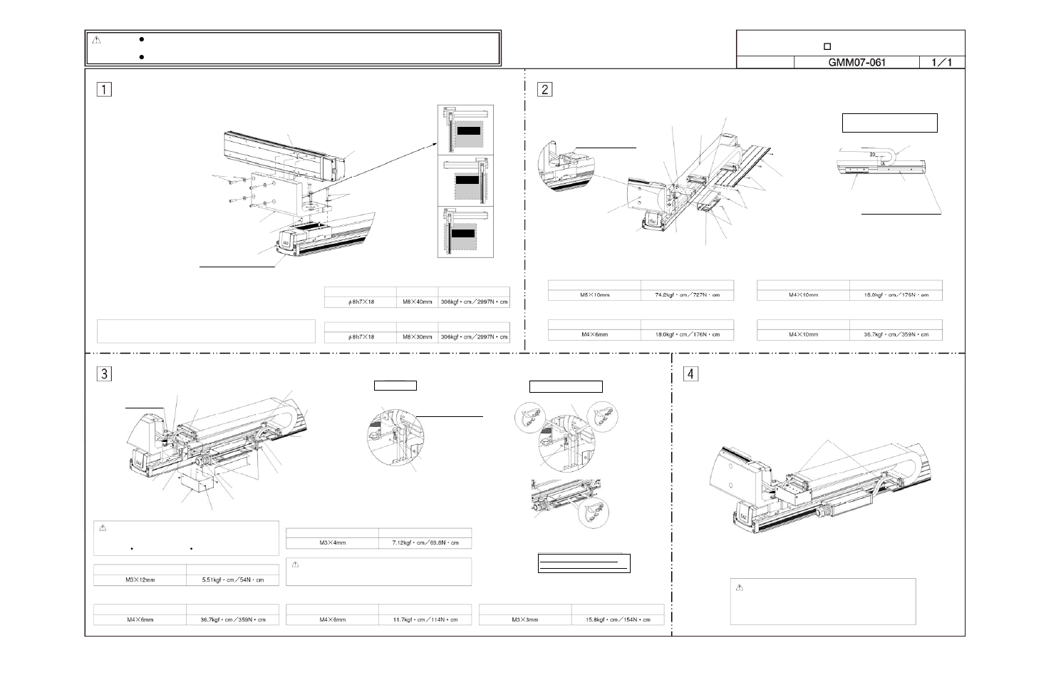 Icspa2-b1n (b2n) h (m), Drawing no | IAI America NS User Manual | Page 2 / 16