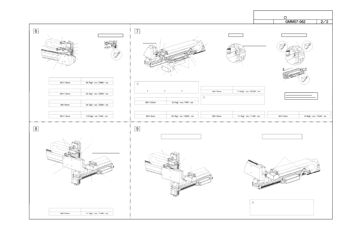 Icspa3-b1n (b2n) h (m) b3h (m), Drawing no, Z-axis cables x-axis, y-axis cables | IAI America NS User Manual | Page 4 / 16