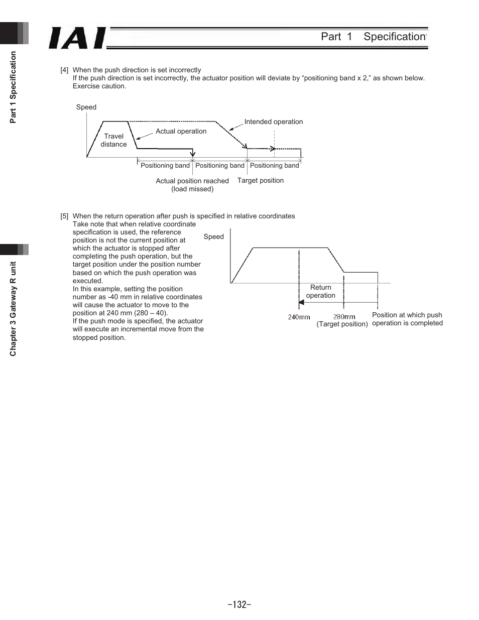 Part 1 specification | IAI America REXT User Manual | Page 132 / 443