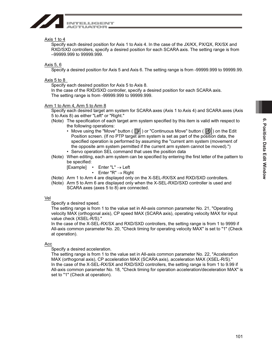 IAI America IA-101-X-USBMW User Manual | Page 109 / 248