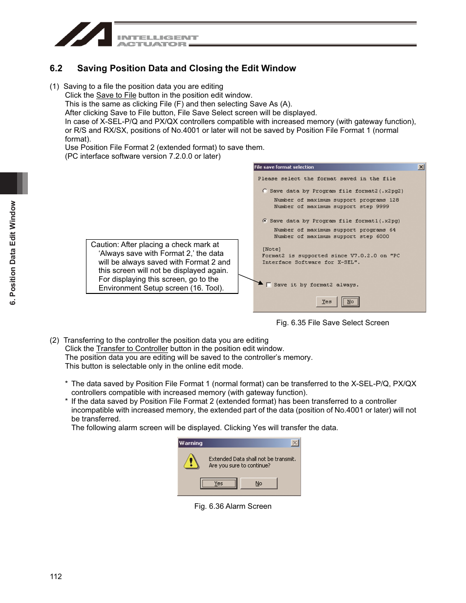2 saving position data and closing the edit window | IAI America IA-101-X-USBMW User Manual | Page 120 / 248
