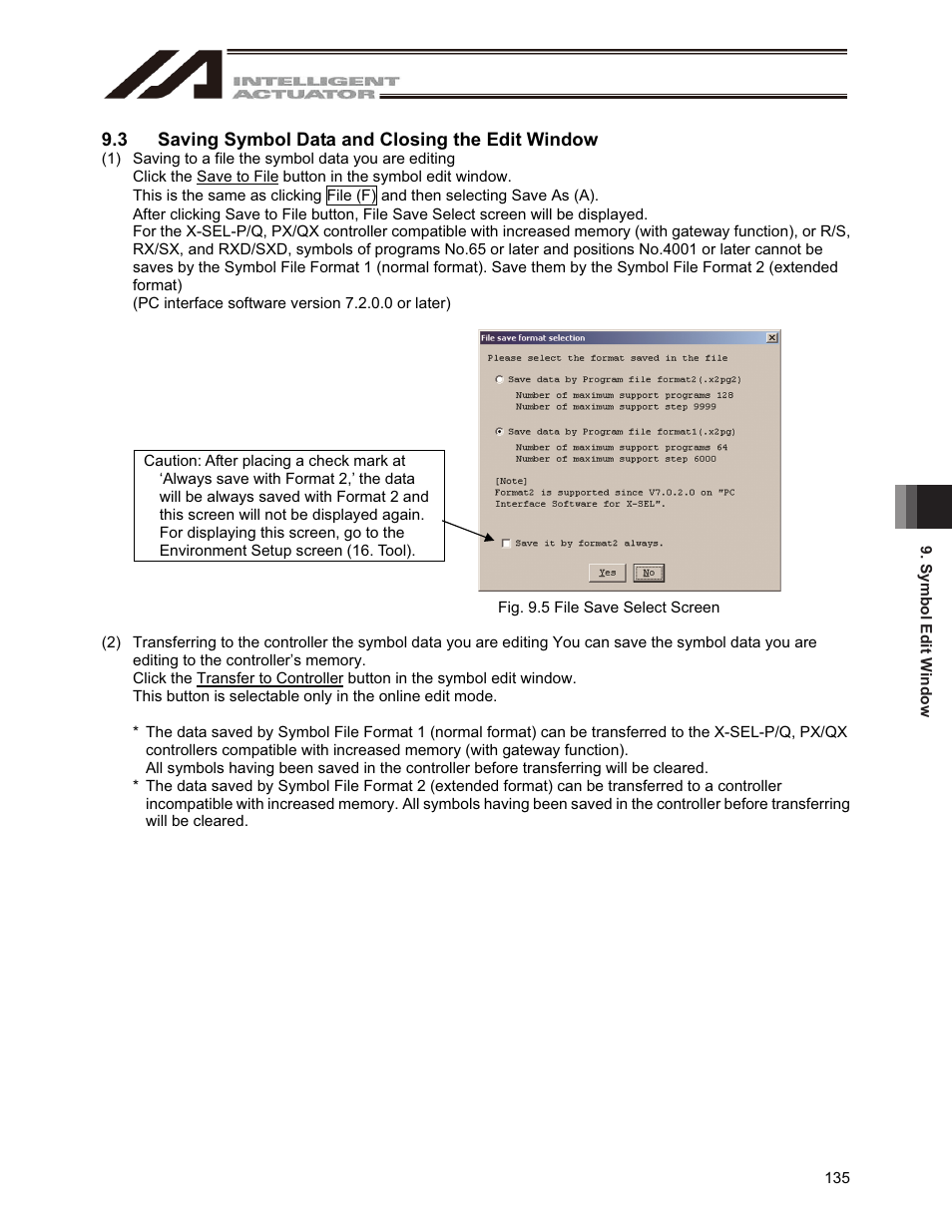 3 saving symbol data and closing the edit window | IAI America IA-101-X-USBMW User Manual | Page 143 / 248