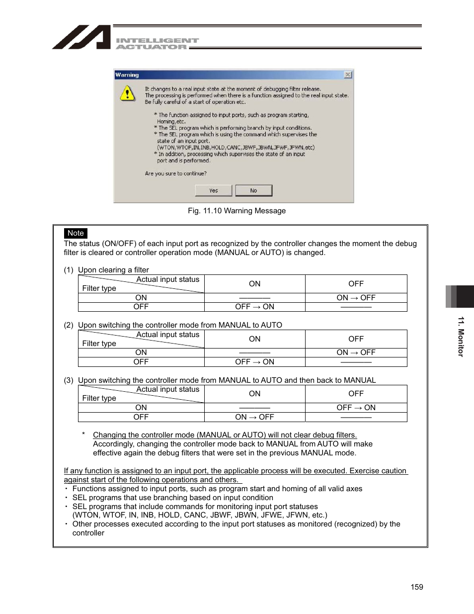 IAI America IA-101-X-USBMW User Manual | Page 167 / 248