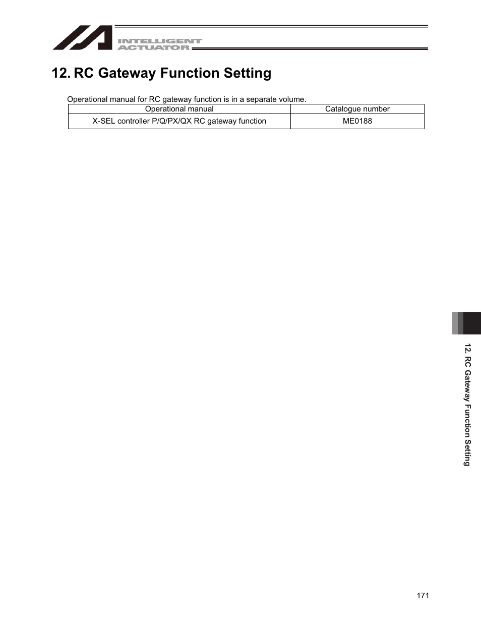 Rc gateway function setting | IAI America IA-101-X-USBMW User Manual | Page 179 / 248