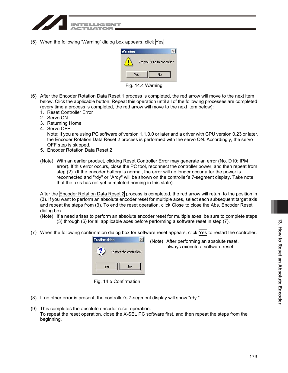 IAI America IA-101-X-USBMW User Manual | Page 181 / 248