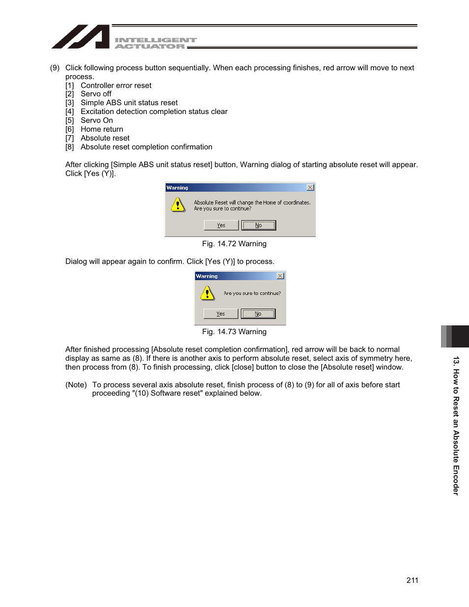 IAI America IA-101-X-USBMW User Manual | Page 219 / 248