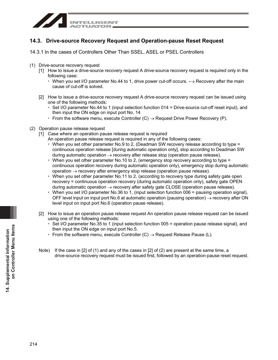 IAI America IA-101-X-USBMW User Manual | Page 222 / 248