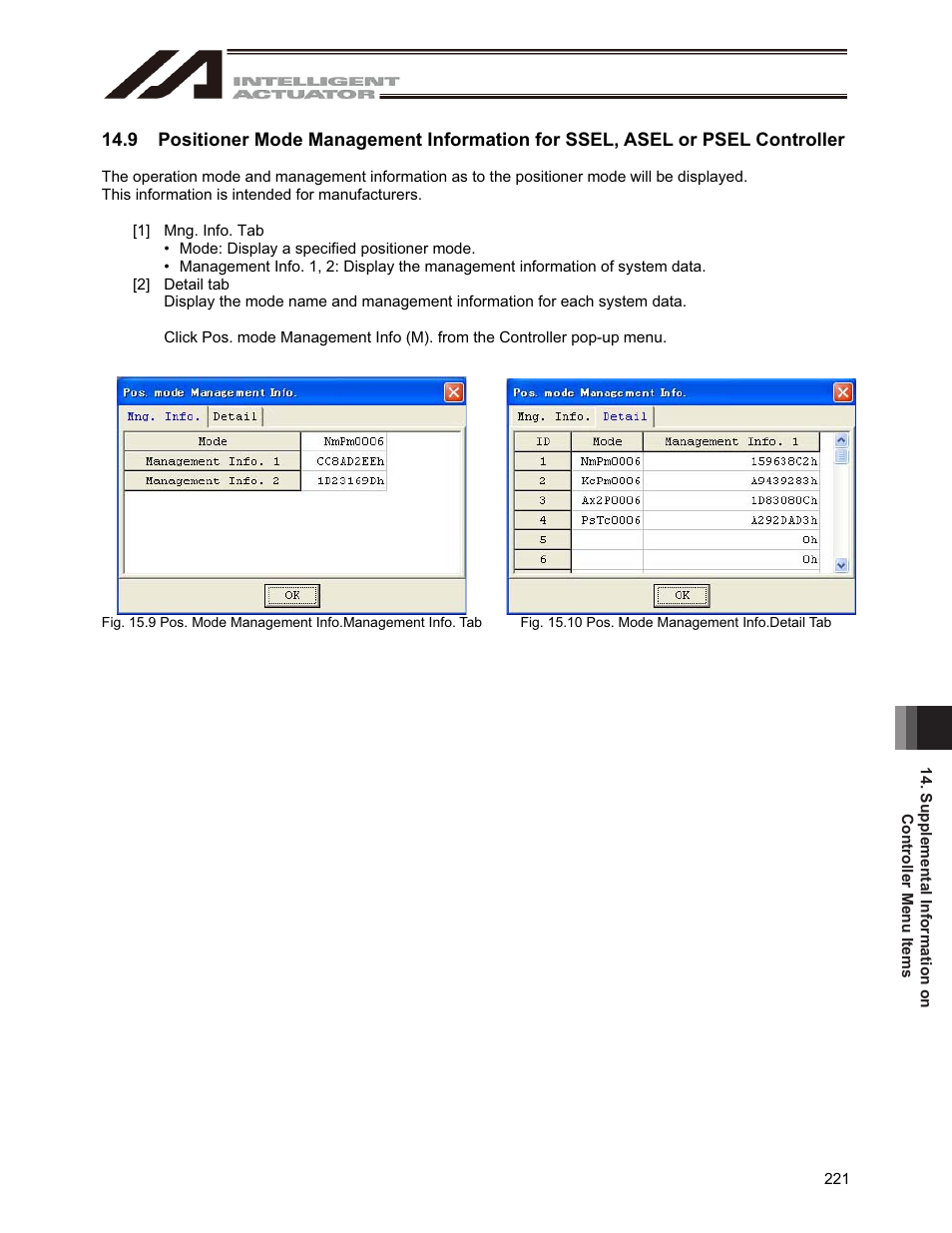 IAI America IA-101-X-USBMW User Manual | Page 229 / 248