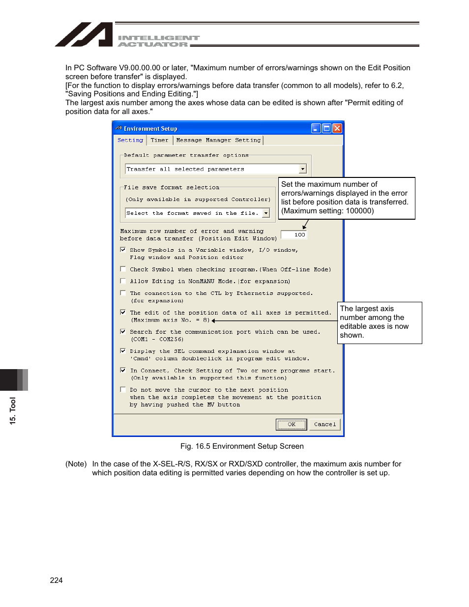 IAI America IA-101-X-USBMW User Manual | Page 232 / 248