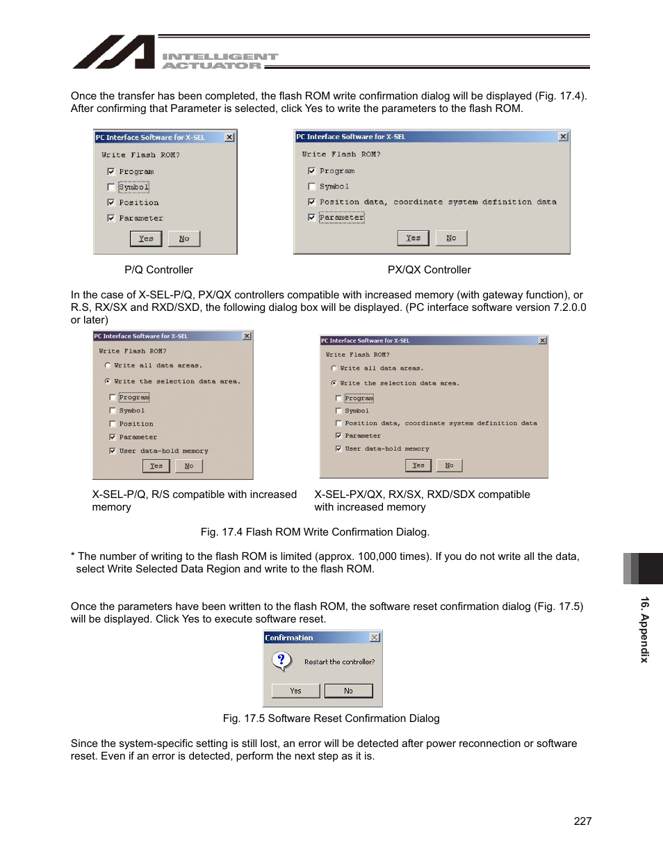 IAI America IA-101-X-USBMW User Manual | Page 235 / 248