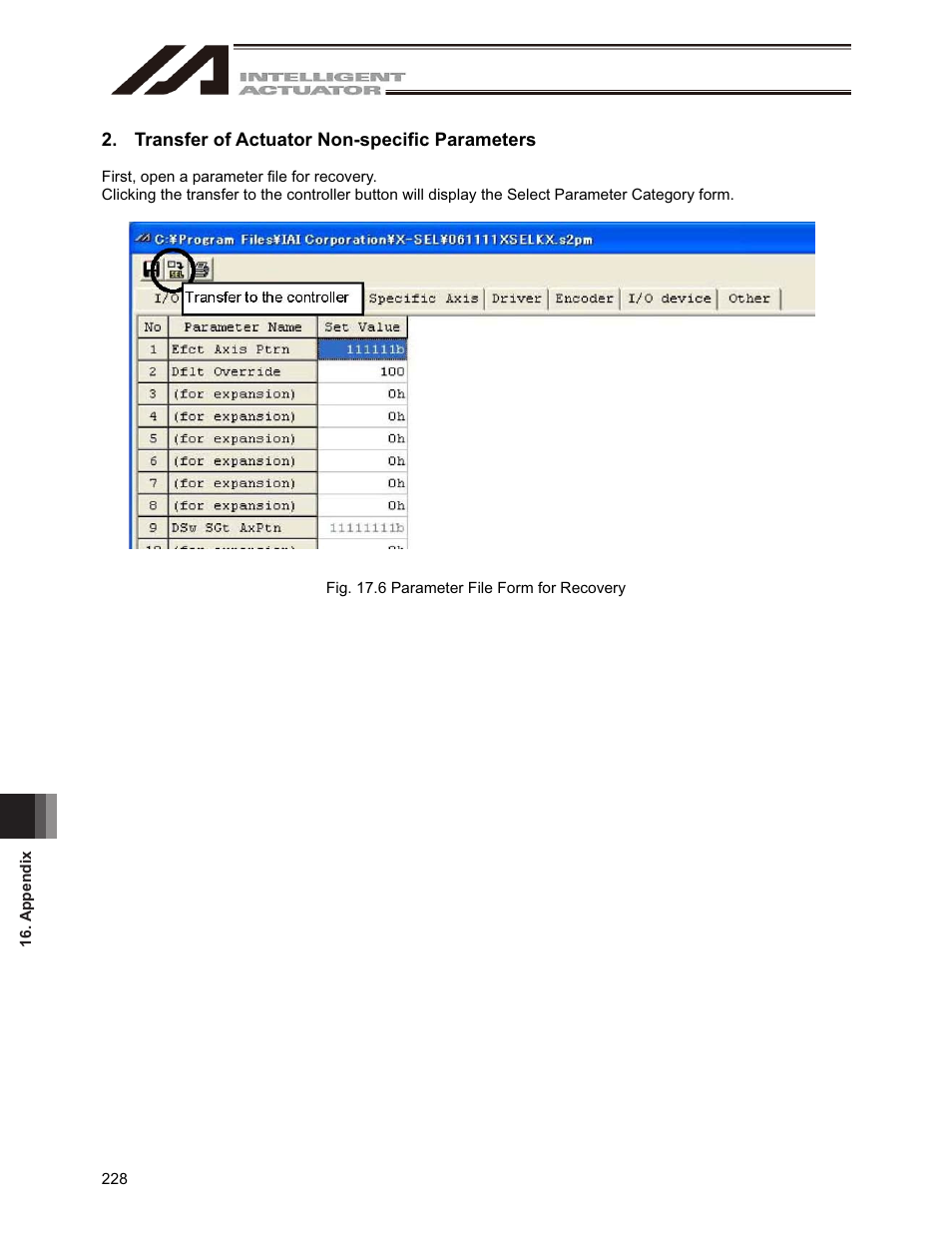 IAI America IA-101-X-USBMW User Manual | Page 236 / 248