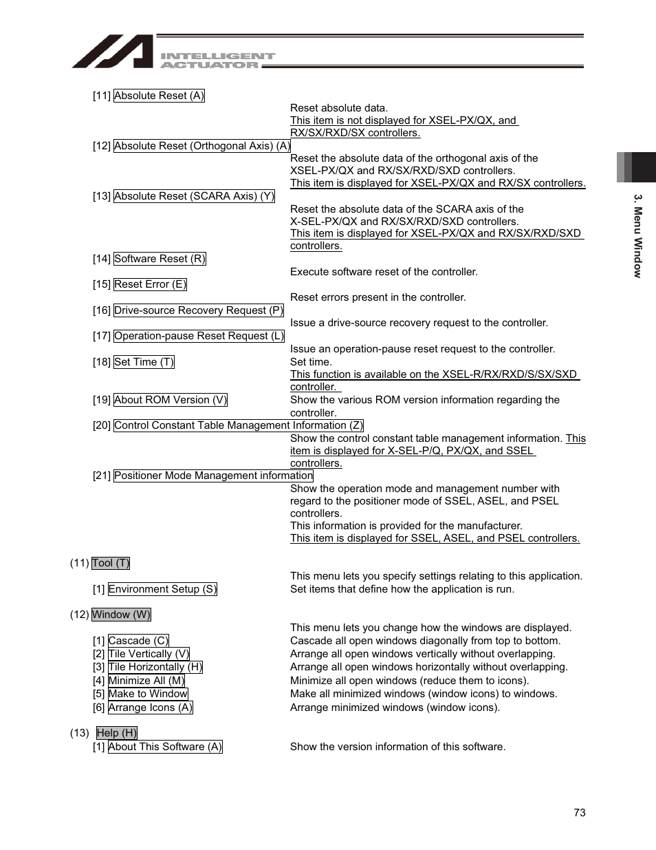 IAI America IA-101-X-USBMW User Manual | Page 81 / 248