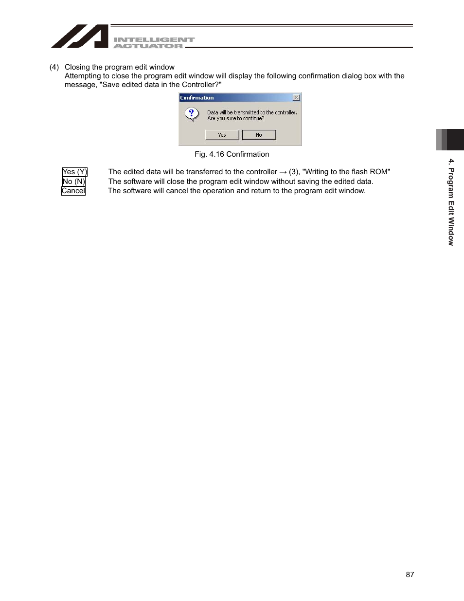 IAI America IA-101-X-USBMW User Manual | Page 95 / 248