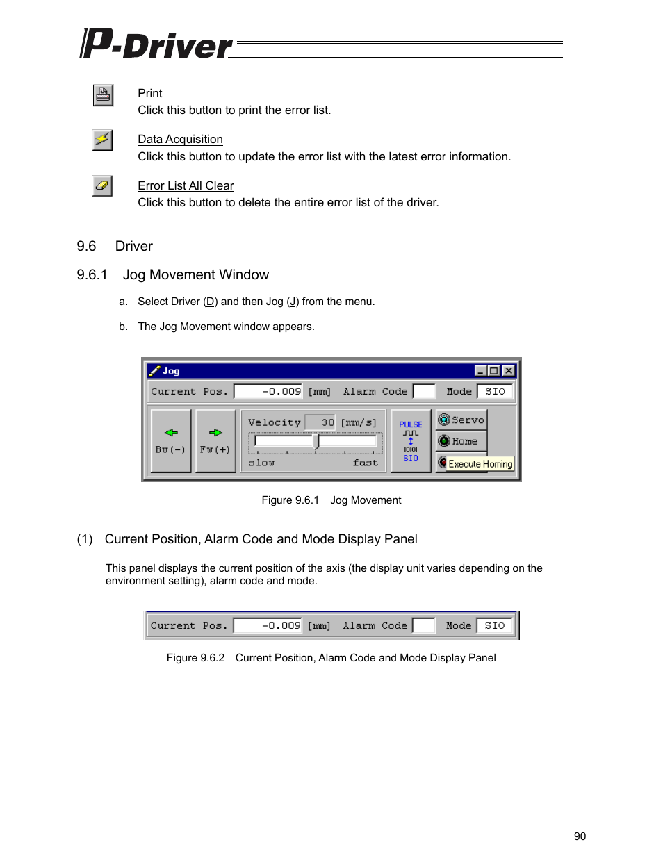 6 driver, 1 jog movement window | IAI America PDR-101-MW User Manual | Page 100 / 108
