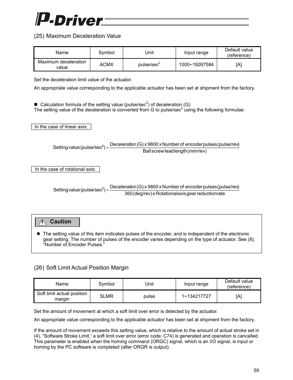 IAI America PDR-101-MW User Manual | Page 69 / 108