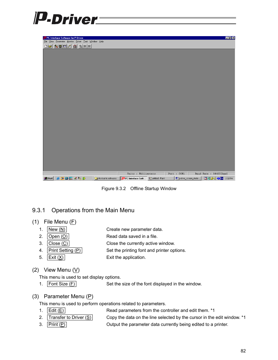 1 operations from the main menu | IAI America PDR-101-MW User Manual | Page 92 / 108