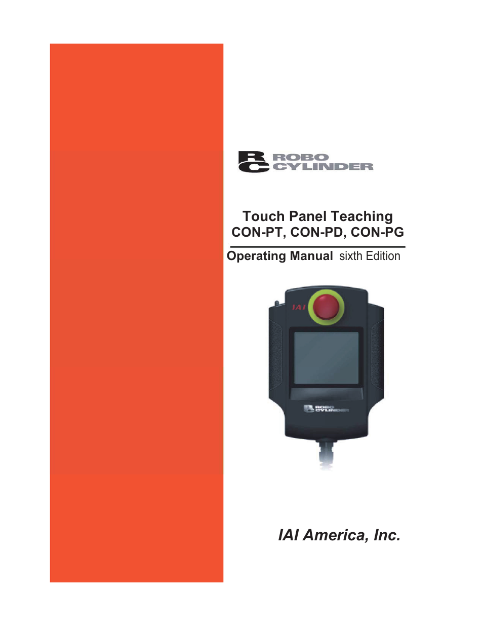 IAI America CON-PG User Manual | 226 pages