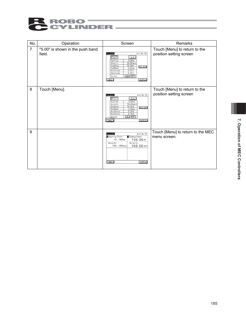 IAI America CON-PG User Manual | Page 191 / 226