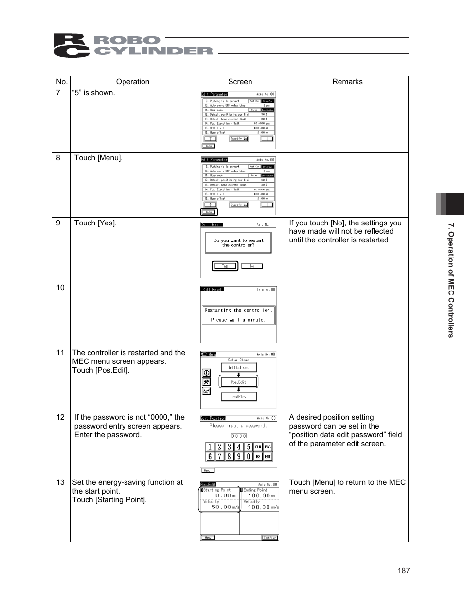 IAI America CON-PG User Manual | Page 193 / 226