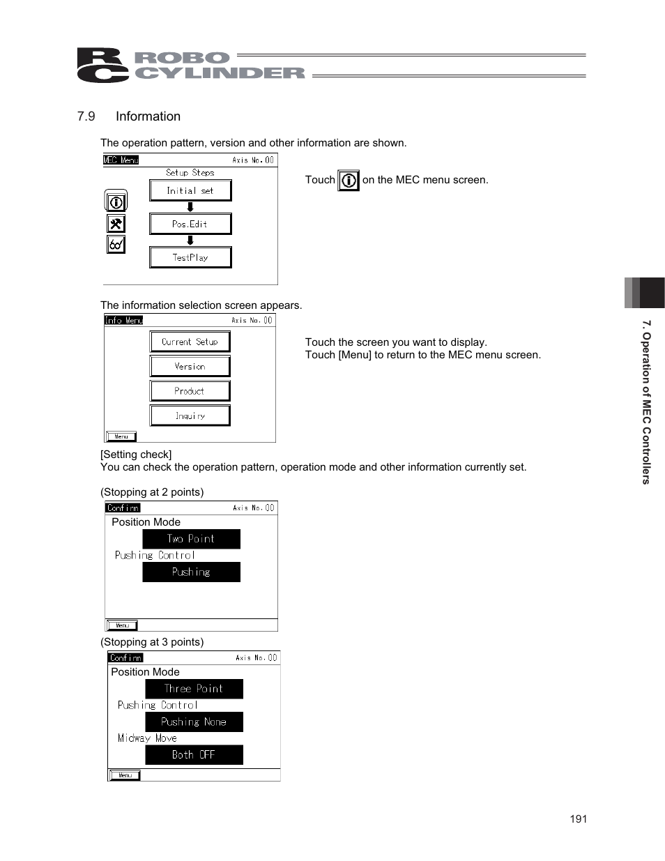 9 information | IAI America CON-PG User Manual | Page 197 / 226