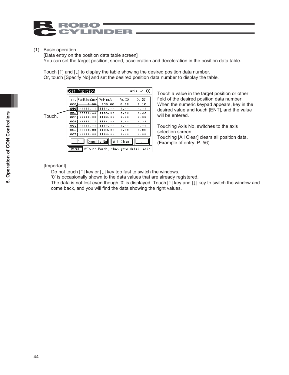 IAI America CON-PG User Manual | Page 50 / 226