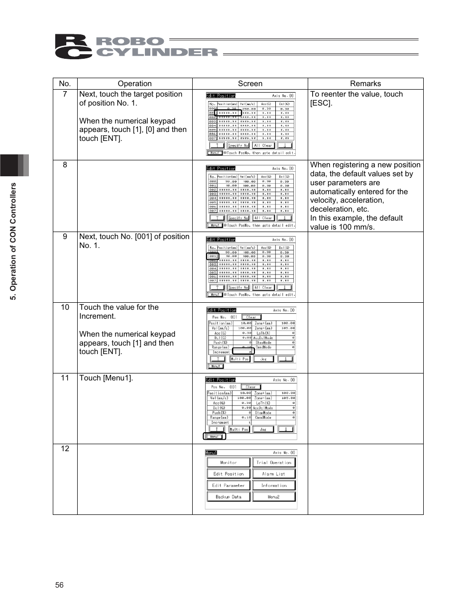 IAI America CON-PG User Manual | Page 62 / 226