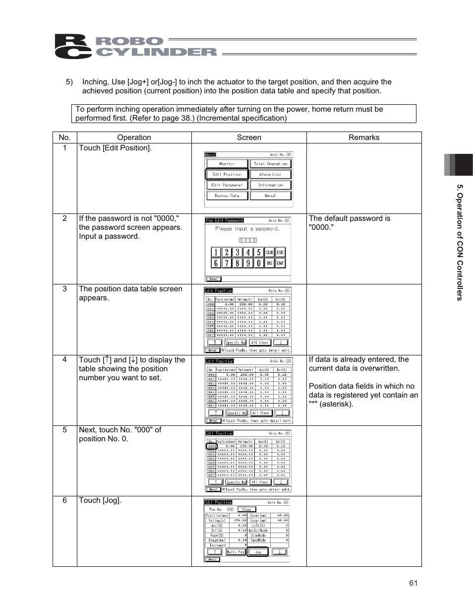 IAI America CON-PG User Manual | Page 67 / 226