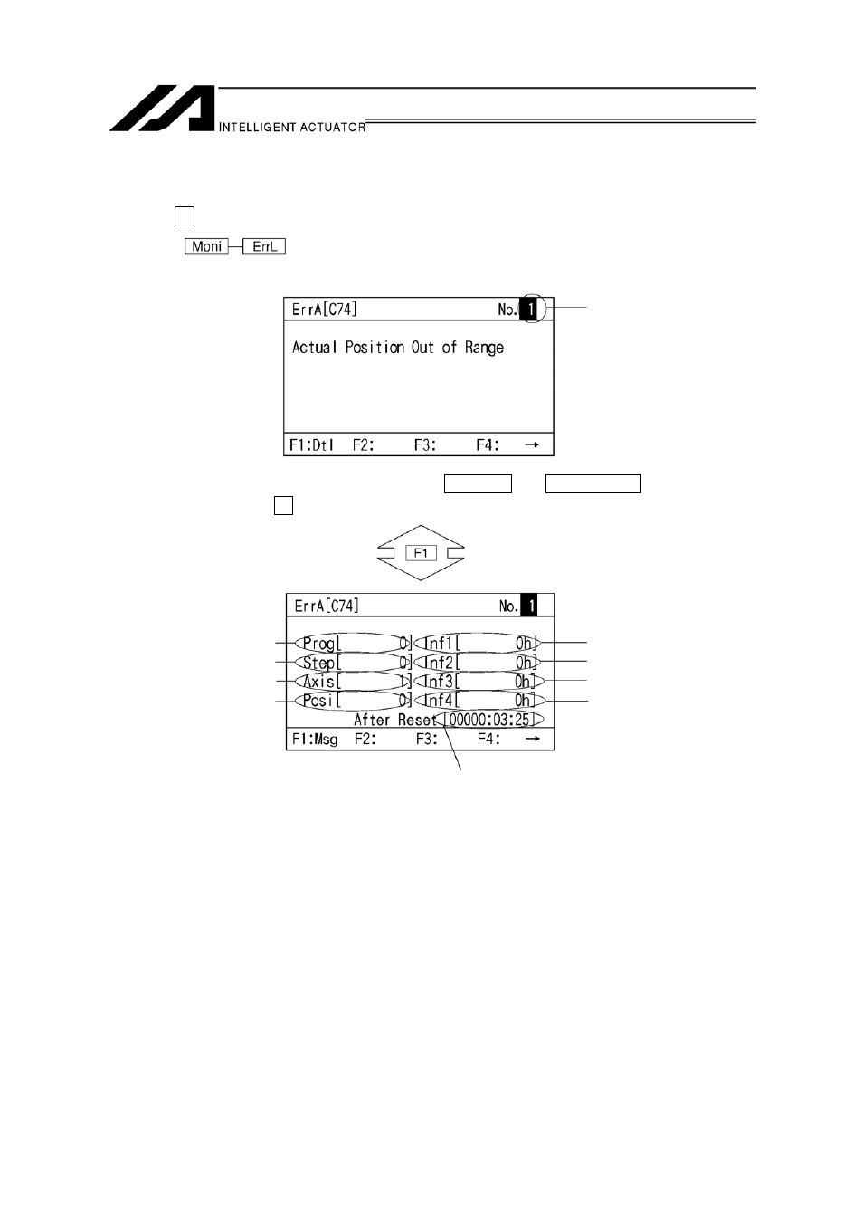 8. error detail information | IAI America IA-T-XA (ANSI standard CE mark agreement) User Manual | Page 124 / 143