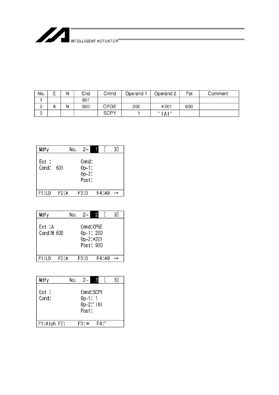 Program editing | IAI America IA-T-XA (ANSI standard CE mark agreement) User Manual | Page 80 / 143