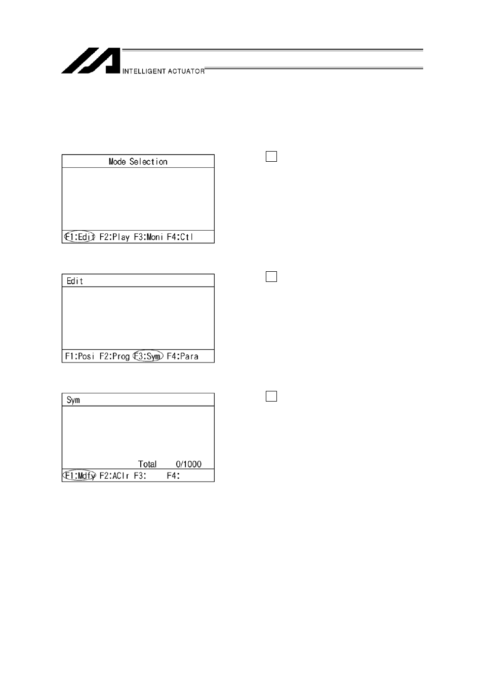 Symbol editing | IAI America IA-T-XA (ANSI standard CE mark agreement) User Manual | Page 97 / 143