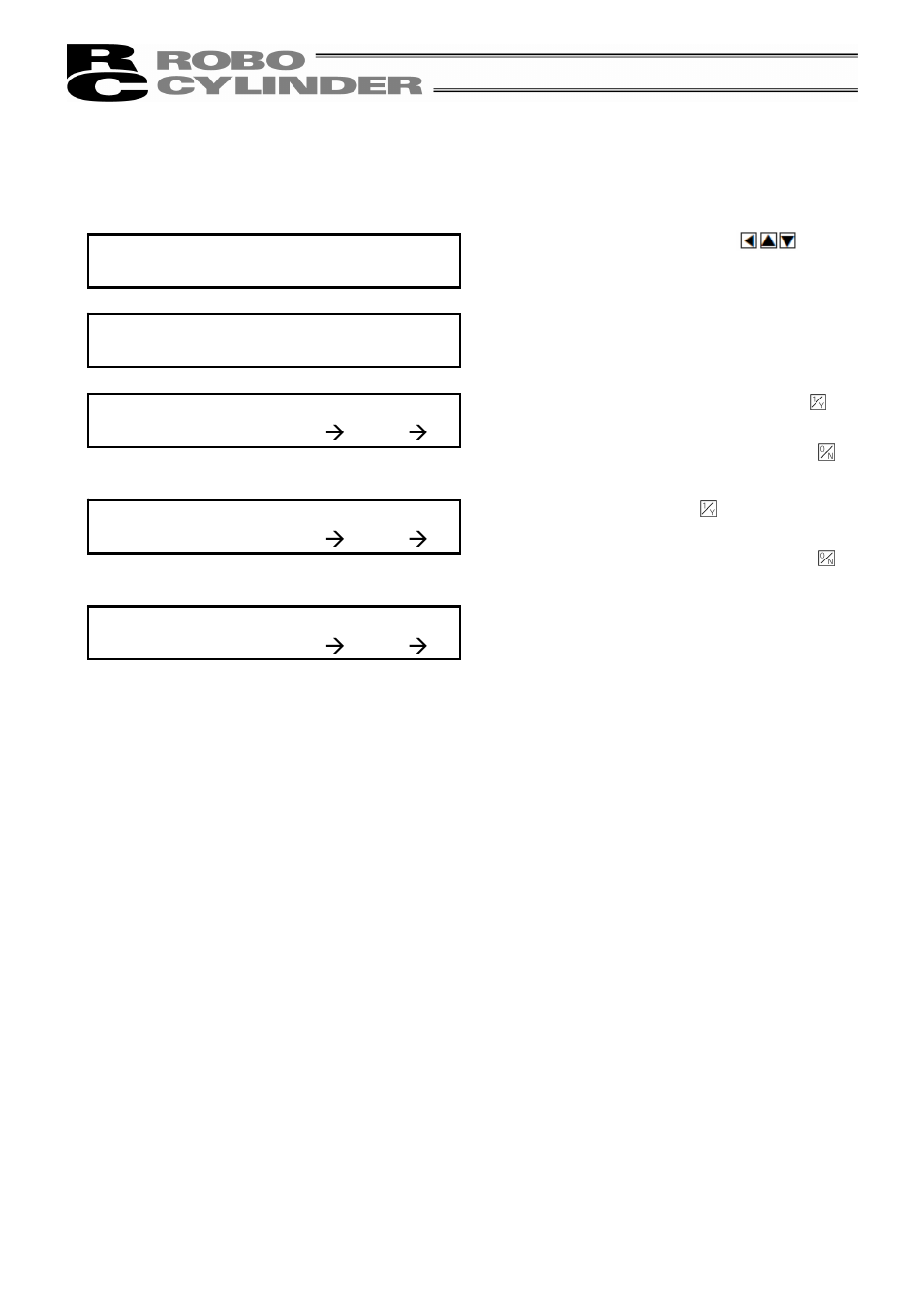 Soft reset a. 00 * reset? y æ 1 n æ 0, Soft reset a. 00 * srv off? y æ 1 n æ 0, Soft reset a. 00 please wait. y æ 1 n æ 0 | IAI America RCM-P User Manual | Page 56 / 68