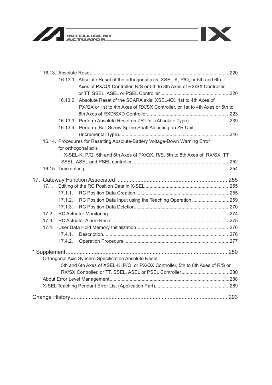 IAI America SEL-TG User Manual | Page 10 / 314