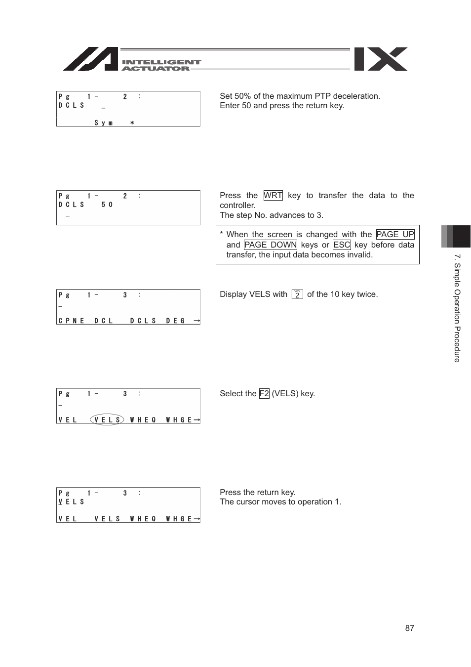 IAI America SEL-TG User Manual | Page 105 / 314