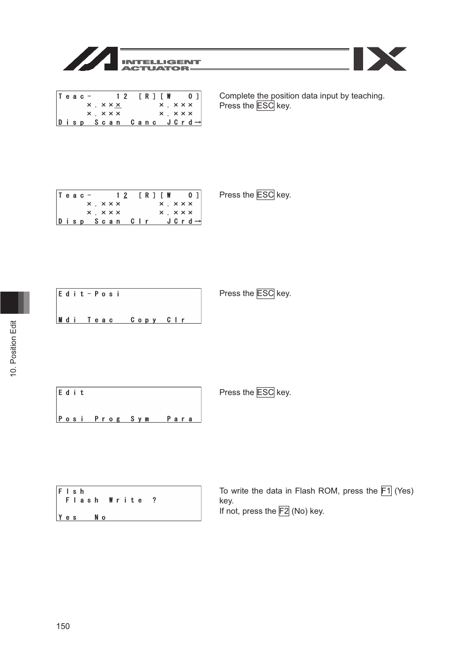 IAI America SEL-TG User Manual | Page 168 / 314