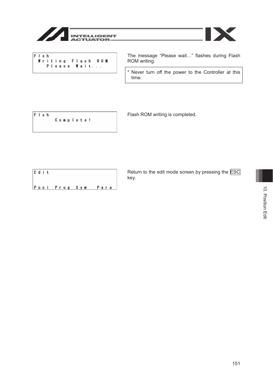 IAI America SEL-TG User Manual | Page 169 / 314