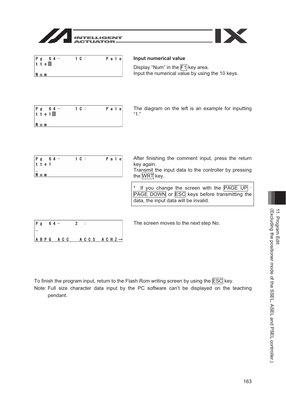 IAI America SEL-TG User Manual | Page 181 / 314