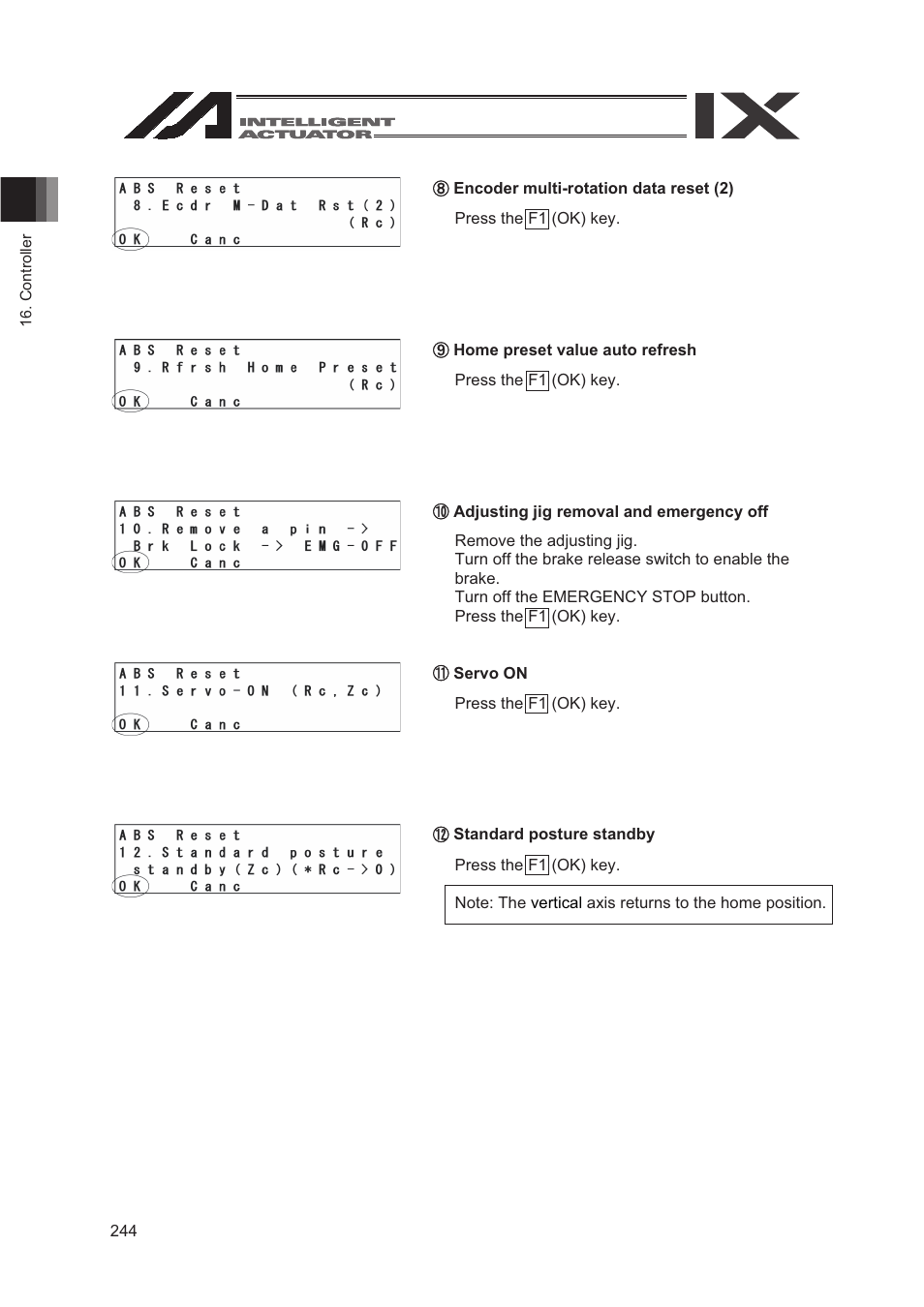 IAI America SEL-TG User Manual | Page 262 / 314