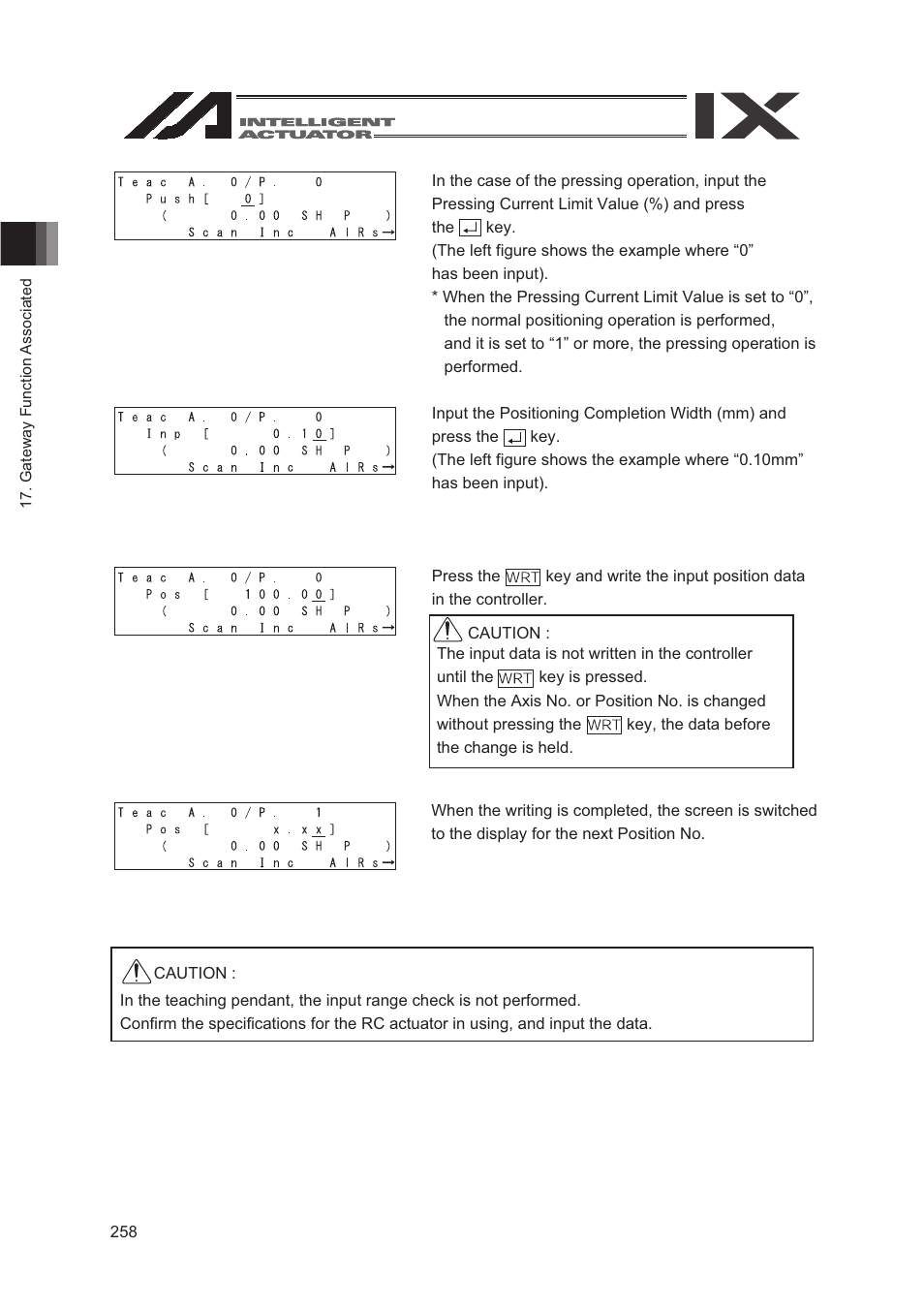 IAI America SEL-TG User Manual | Page 276 / 314